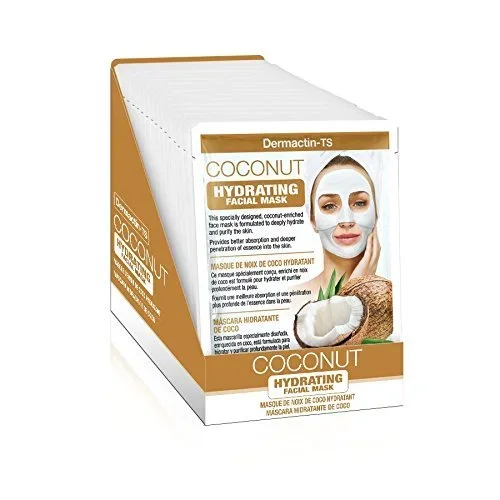 Dermactin Hydrating Coconut Facial Sheet Mask 2PK-