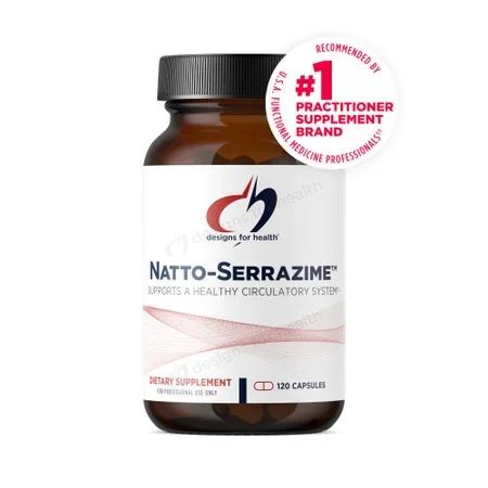 Designs for Health Natto-Serrazime – 120 Capsules