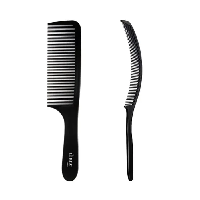 Diane Curved Barber Clipper Comb – Black