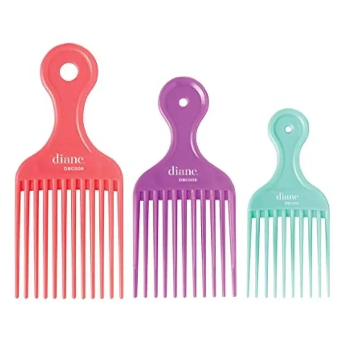 Diane Lift Combs Pack of 3 – Assorted Colors