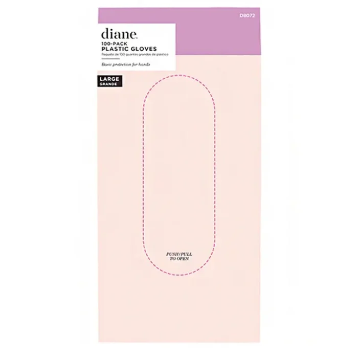 Diane Plastic Gloves 100ct – Large