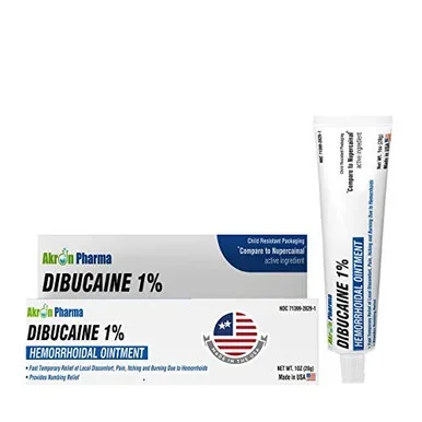 Dibucaine 1% Hemorrhoidal Ointment 1 Oz