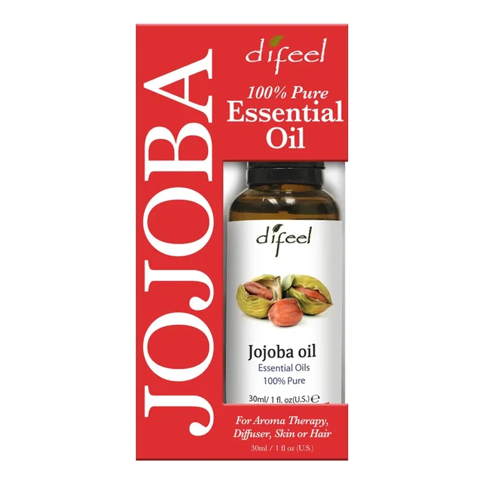 Difeel 100% Pure Essential Oil – Jojoba Oil, Boxed 1 oz.