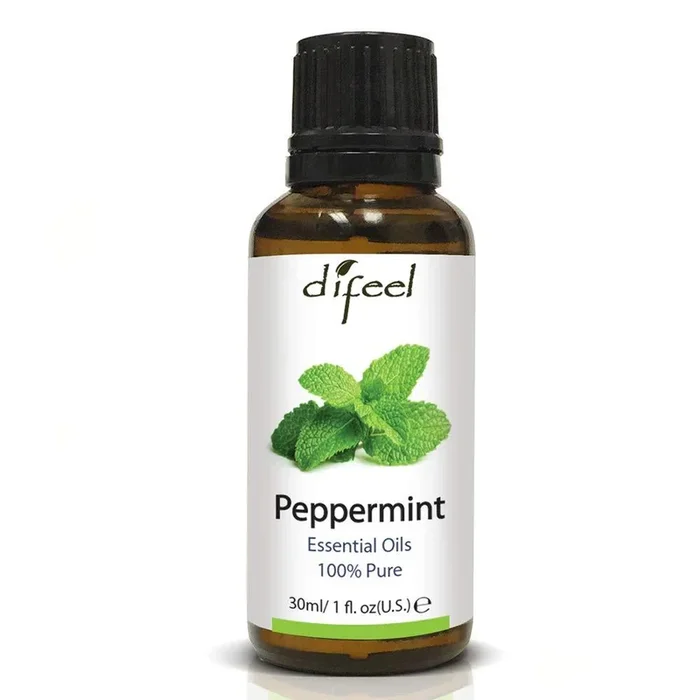Difeel 100% Pure Essential Oil – Peppermint Oil 1 oz. (Pack of 2)