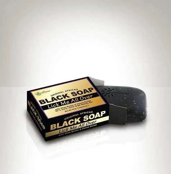 Difeel Original African Black Soap – Lick Me All Over 5 oz. (PACK OF 2)