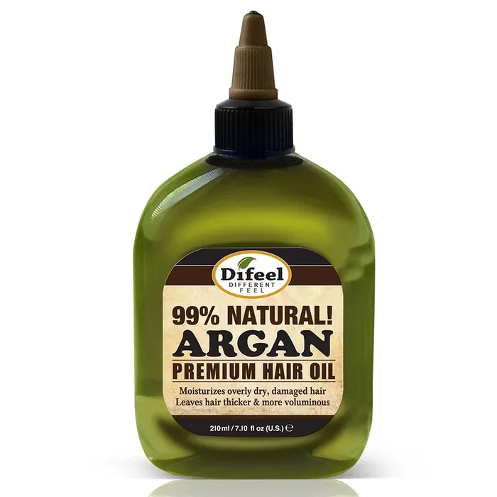 Difeel Premium Natural Hair Oil – Argan Oil 7.1 oz. (PACK OF 4)