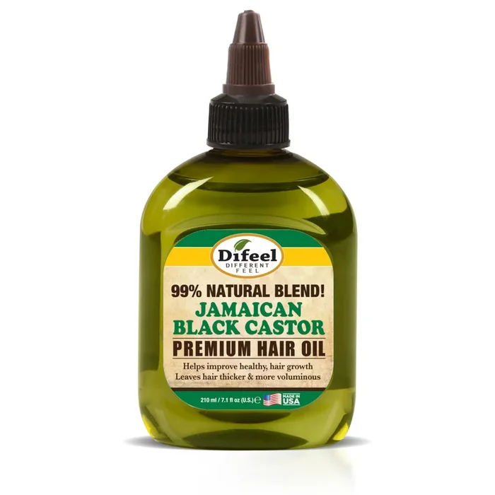 Difeel Premium Natural Hair Oil – Jamaican Black Castor Oil 7.1 oz.