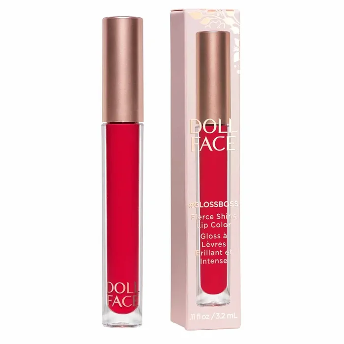 DOLL FACE #GLOSSBOSS FIERCE SHINE LIP COLOR