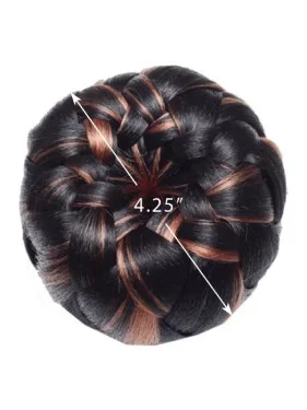 Dome 015 Destiny Human Hair Blend Bun Beauty Element