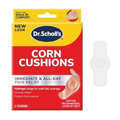 Dr. Scholl’S Corn Cushion With Hydrogel Technology, 6Ct