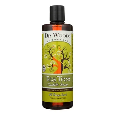 Dr. Woods Tea Tree Castile Soap 16 Fl Oz