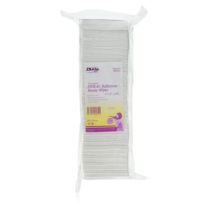 DUKAL Reflections Beauty Wipes 4×4
