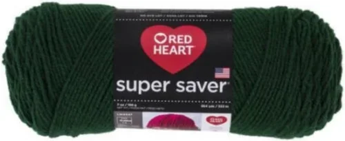 E300 Super Saver Yarn, Hunter Green, 7 Oz Thrifty White Health Essentials