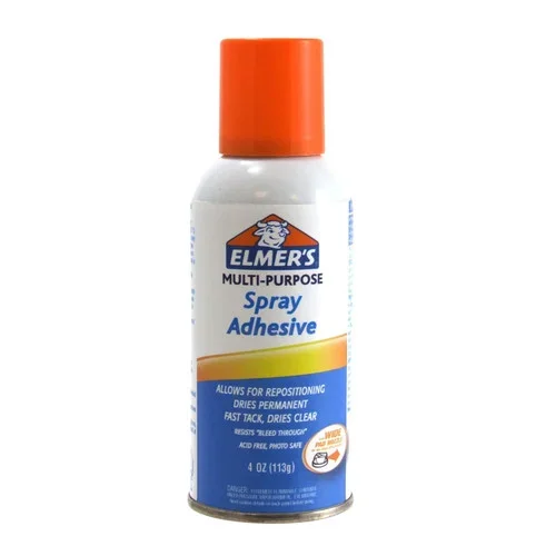Elmers Spray Adhesive, 4 Oz Thrifty White Health Essentials
