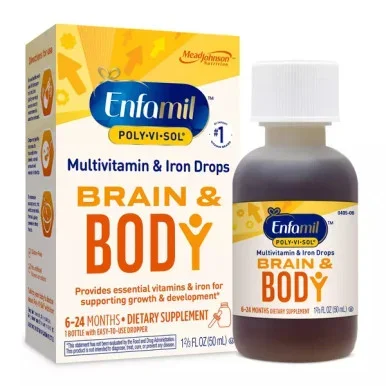 Enfamil PolyViSol Multivitamin Supplement Drops With Iron 50 Ml