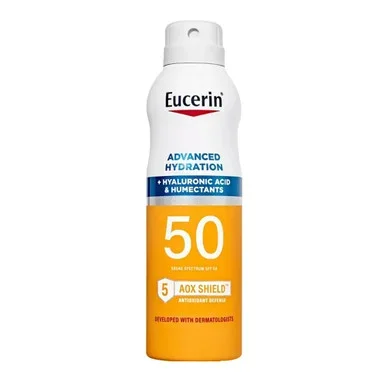 Eucerin Advanced Hydration Spf 50 Spray 6 Oz