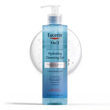 Eucerin Gentle Hydrating Face Cleansing Gel 13.5 fl oz