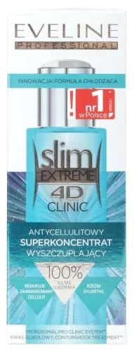 Eveline Cosmetics – Slim Extreme 4D Clinic – Anti-cellulite slimming super concentrate – 150 ml