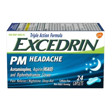 Excedrin Extra Strength Pain Reliever Caplets 24 Count