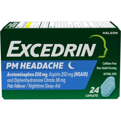 Excedrin PM Headache Caplets Thrifty White Health Essentials