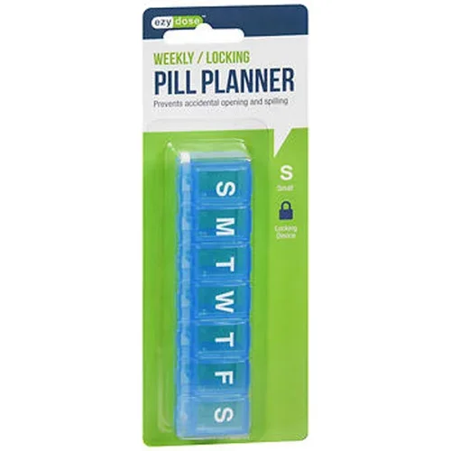 Ezy Dose 7Day Locking Pill Reminder Case Thrifty White Health Essentials
