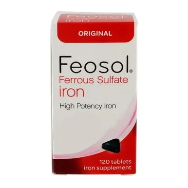 Feosol Ferrous Sulfate Iron, Original, Tablets 120 Ea