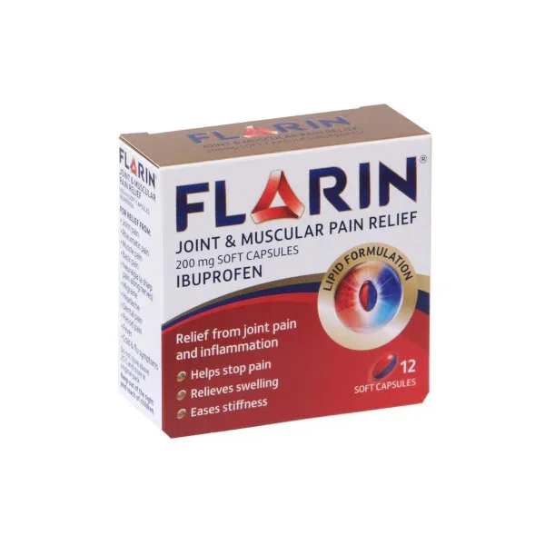 Flarin Joint & Muscule 200mg Capsules 12s Health & Wellbeing