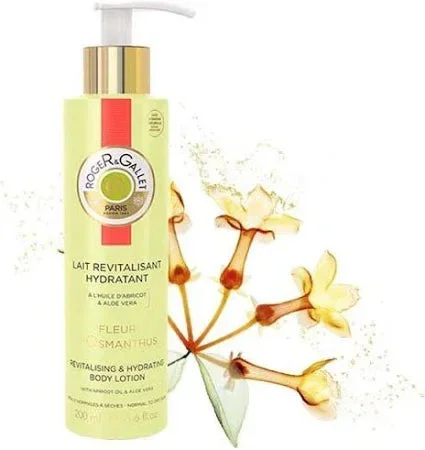 Fleur d’Osmanthus Revitalising & Hydrating Body Lotion (white top)