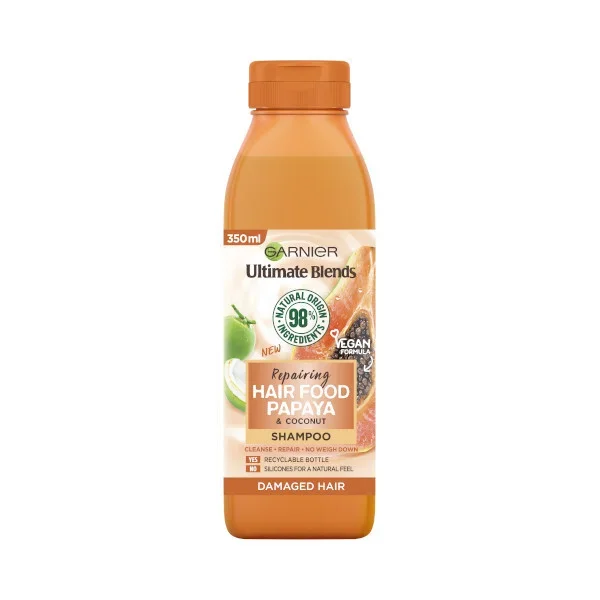 Garnier Ultimate Blends Hair Food Papaya Shampoo 350ml Hair