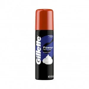 Gillette Foamy Regular Shaving Foam SHAVE, CREAM, GILLETTE, FOAMY, REG, 2 OZ