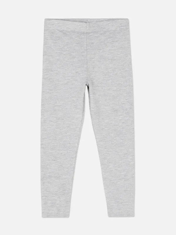 Girls Grey Essential Stretch Leggings Penneys