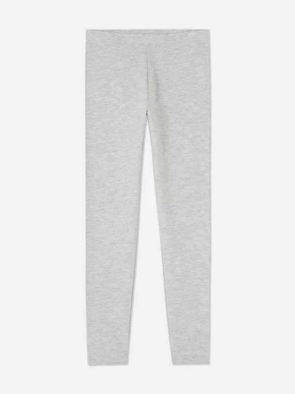 Girls Grey Solid Colour Leggings Penneys