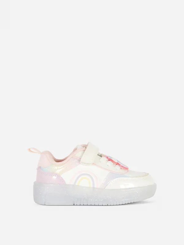 Girls Multi Unicorn Light Up Trainers Penneys