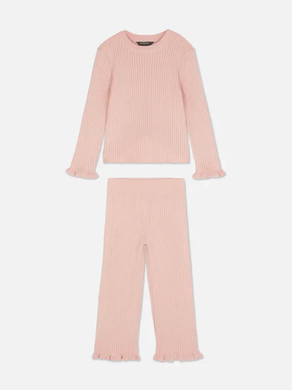 Girls Pink 27yrs Compact Matching Set Penneys