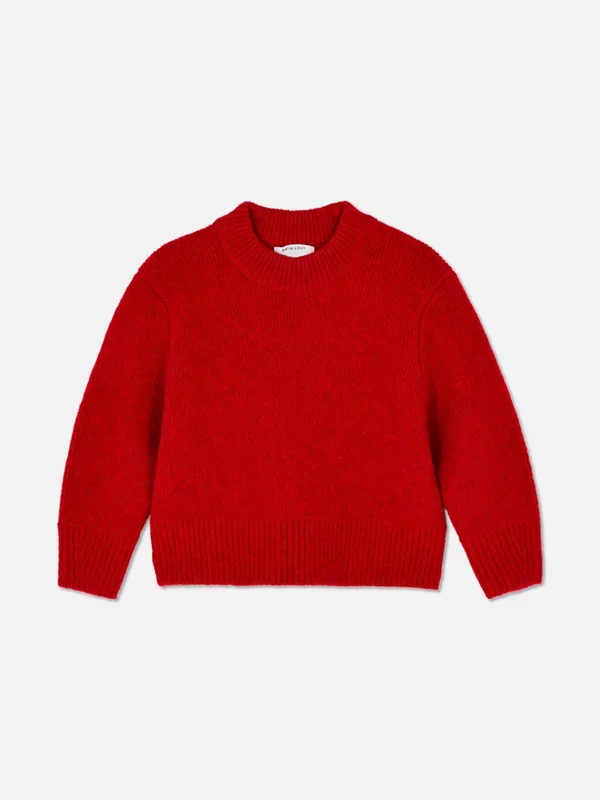 Girls Red 1.58yrs Oversized Jumper Penneys