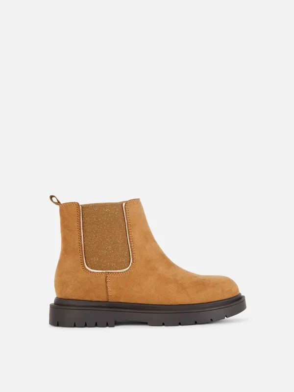 Girls Tan ZipUp Chelsea Boots Penneys