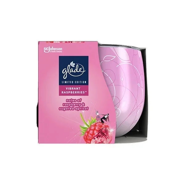 Glade Candle Raspberry 120g Household