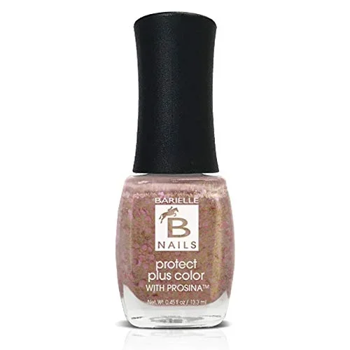 Golden Halo (A Gold With Pink Glitter) – Protect+ Nail Color w/ Prosina