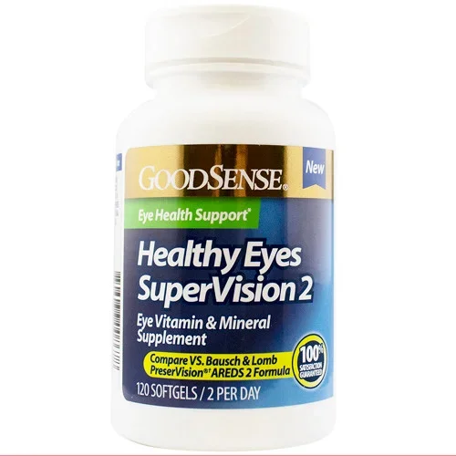 Good SenseHealthy Eyes SuperVision 2 Softgels 120 ct Thrifty White Health Essentials
