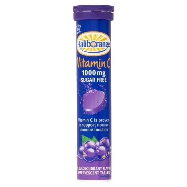 Haliborange Blackcurrant Effervescent Vitamin C 1000mg 20s Health & Wellbeing