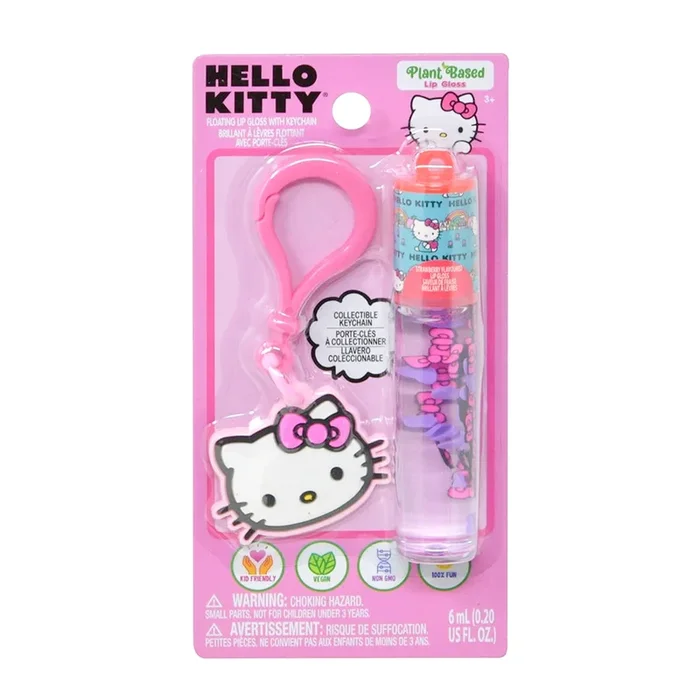 Hello Kitty Lip Gloss & Keychain Set – SamsBeauty