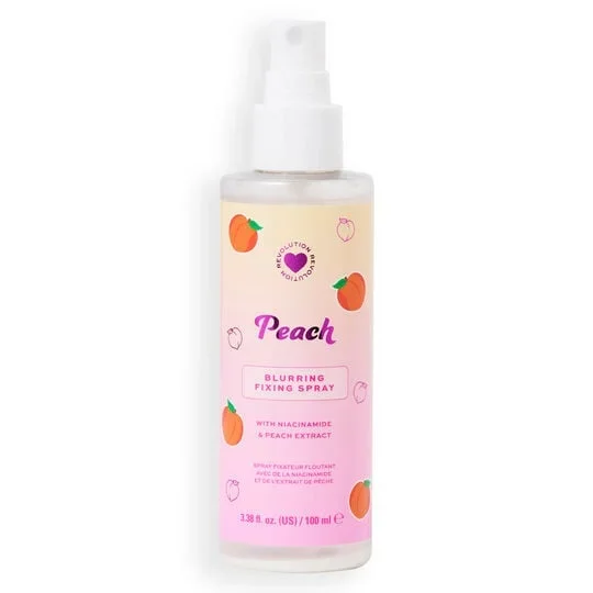 I Heart Revolution Peach Mattifying Fixing Spray with Niacinamide