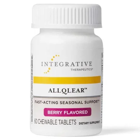 Integrative Therapeutics ALLQLEAR, Berry Flavor – 60 Chewable Tablets