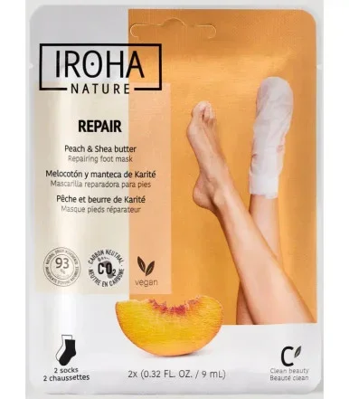 Iroha Nature Foot Mask Ultra Hydrating 0.32 Ounces
