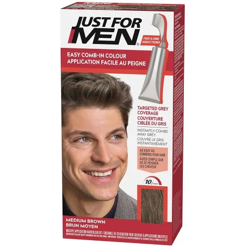Just For Men AutoStop Formula Haircolor Medium Brown A35 Thrifty White Health Essentials