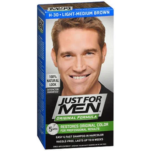 Just For Men Original Formula Haircolor Light Medium Brown H30 Thrifty White Health Essentials
