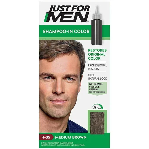 Just For Men Original Formula Haircolor Medium Brown H35 Thrifty White Health Essentials