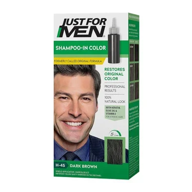 Just For Men ShampooIn Color Dark Brown 1 Ea