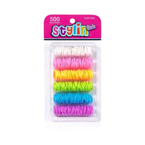 Kids 500pc Mini Elastics Thrifty White Health Essentials