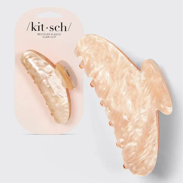 KITSCH Eco-Friendly Marble Claw Clip | Blonde